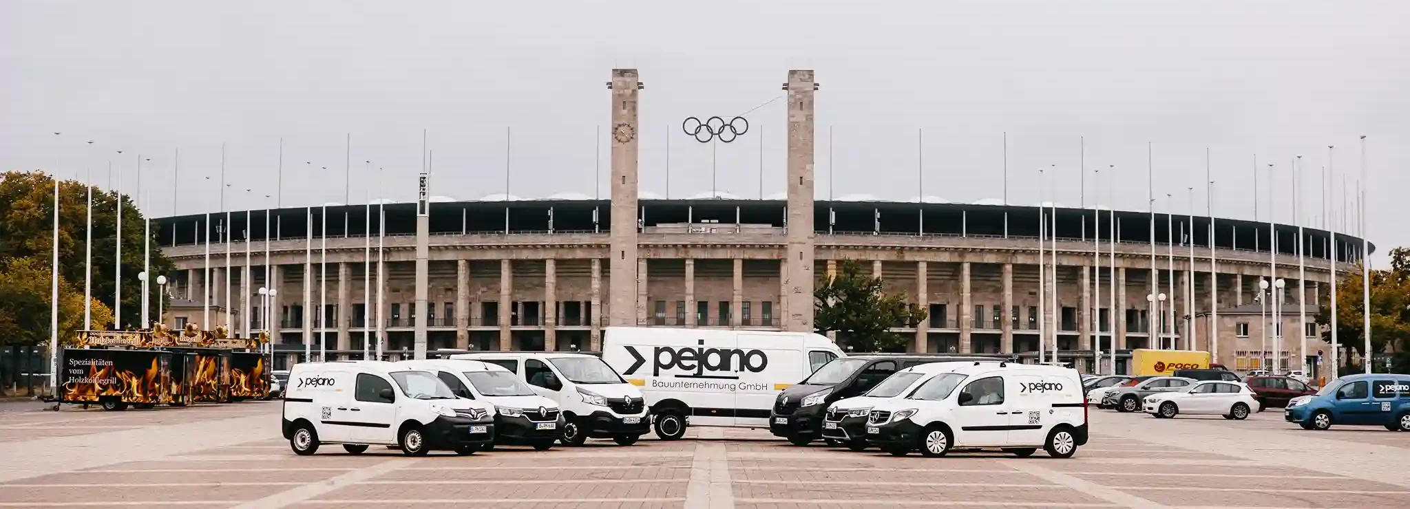 Pejano Bauunternehmung GmbH Flotte der Pejano Bauunternehmung GmbH
