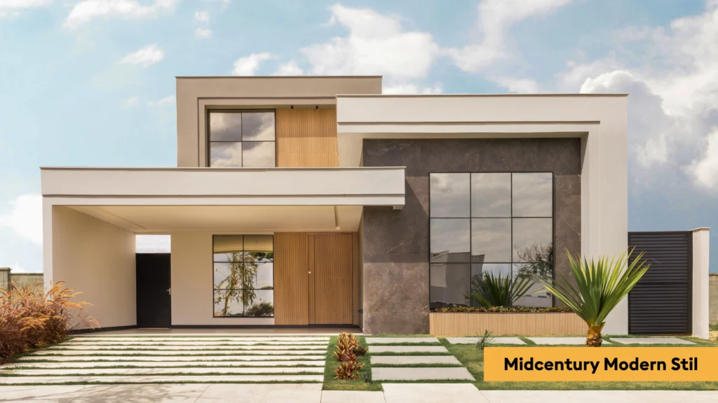 Haus im amerikanischen Stil bauen: Midcentury Modern